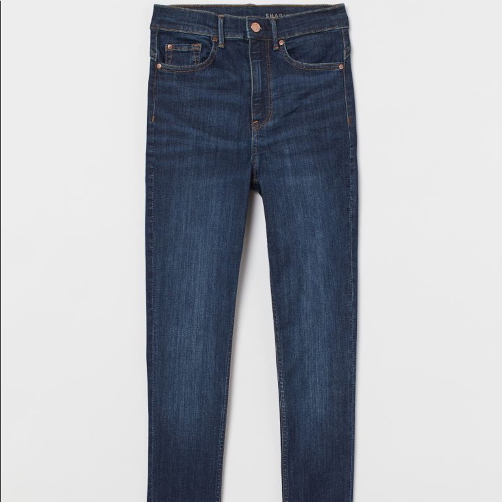 Dark denim blue/washed jeans